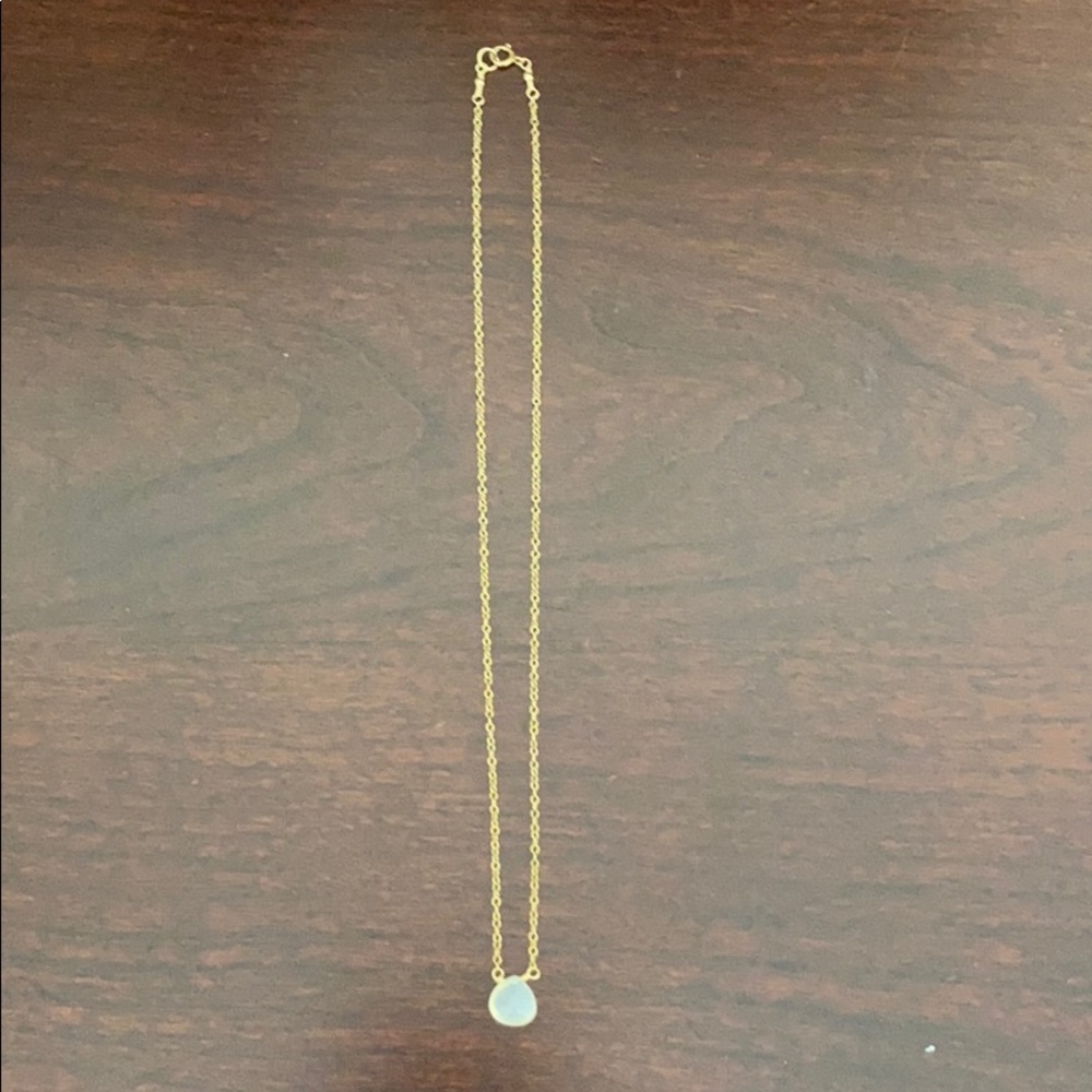 Gold Plated Quartz Stone Necklace